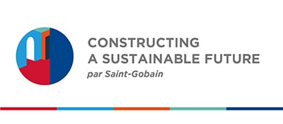 logo von "Constructing a sustainable future" par Saint-Gobain